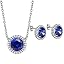 September-Necklaces/Stud Earrings Set