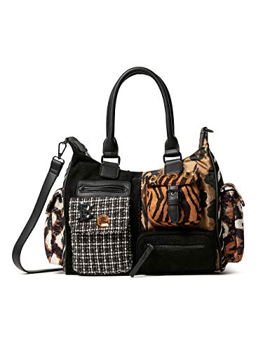 Desigual Sac à dos en tissu pour femme - Noir - noir, U