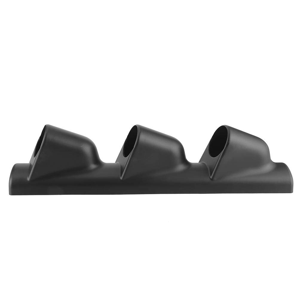 Cubierta de instrumentos modificada para automóvil, soporte de montaje de calibre triple de 3 orificios de 52 mm/2 pulgadas Pod medidor de tablero de automóvil para conducción a la izquierda