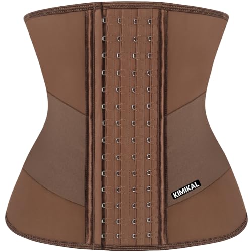 Image of KIMIKAL Women Waist Trainer Corset Belt: Under Clothes Sport Tummy Control Long Torso Shapewear