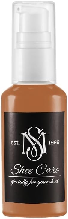 Universal Leather Dye - NCS S 4040-Y50R Burnt Umber - High Coverage Leather Paint for Shoes, Bags, Canvas & Sneakers by MAVI STEP - 3.40 fl oz / 100 ml