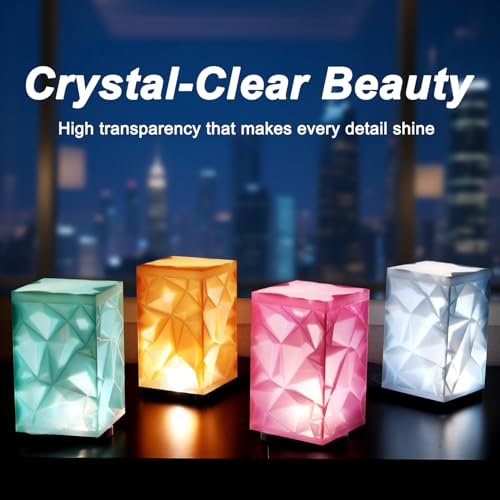 Image of Translucent Orange PLA Filament, PLA Crystal Filament 1.75mm, 1KG | Translucent Ice Orange PLA Filament Offers An Elegant Neon-Stone Shade For Striking Creative Models