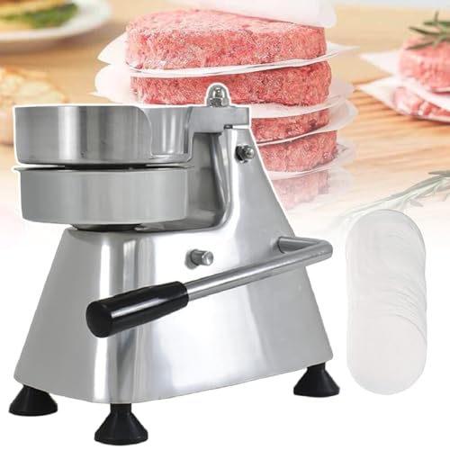 XCSCUK Procesador de formación de Carne, Fabricante Comercial de Patty Press Patty, Hamburger Meat Press, para restaurantes, Hamburguesas (150mm)