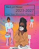 Black Girl Planner 2023-2027 Five Year Monthly Planner: I Love Being Black Woman (January 2023-December 2027)(8