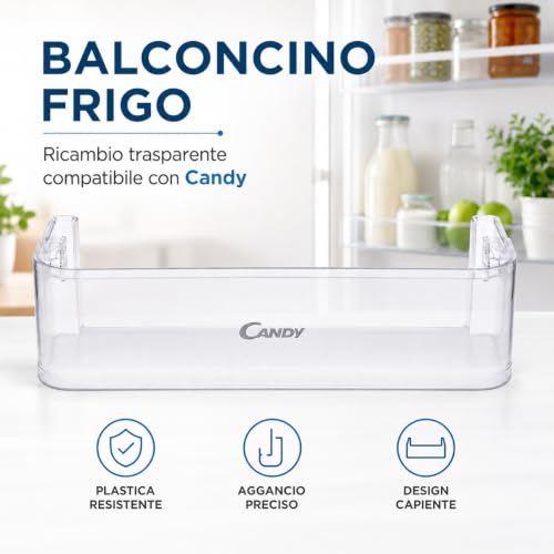 CANDY 43008331 Clayette Porte-Bouteilles en Plastique pour Réfrigérateur – vue 5