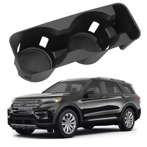 Inserto para portavasos compatible Ford Explorer 2020-2024 miniatura 1