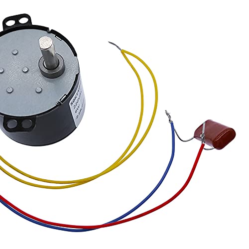 Motor síncrono de imán Permanente 50KTYZ, CA 220V, Motores reductores Velocidad, inversión Positiva y Negativa controlable, 6W(30rpm)