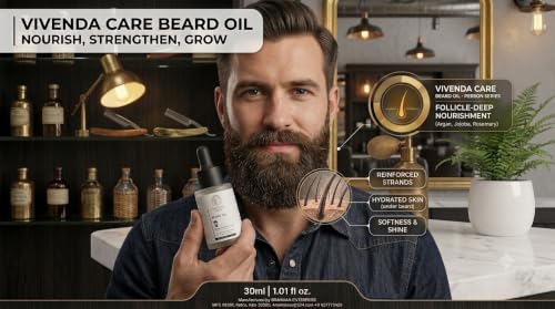 Image of Beard Growth Serum for Men 30ml | 4% Anagain, 2% Aminexil, 1% Rosemary | Reduces Patchy Beard, Promotes Thicker Beard Growth | Lightweight and Fast Absorption
