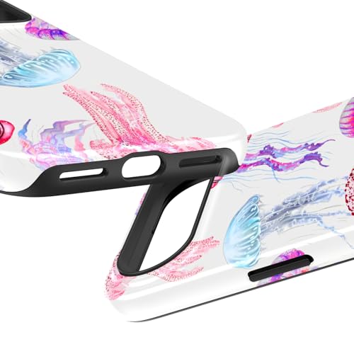 Coque antichoc iPhone 17 Air rigide et silicone motif Méduse - 5