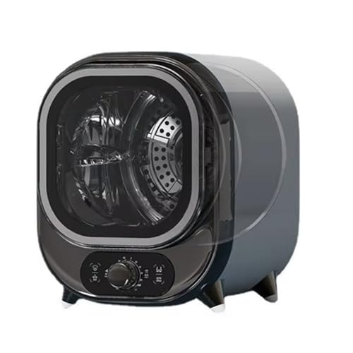 KYZTMHC Secadora de Ropa de Condensador, Mini Secadora Centrifugada, 5 Modos de Secado, Carga de 0,8 kg, Secadora de Condensador Portátil Pequeña, para Uso en Encimera o Montado en la Pared(Blue)