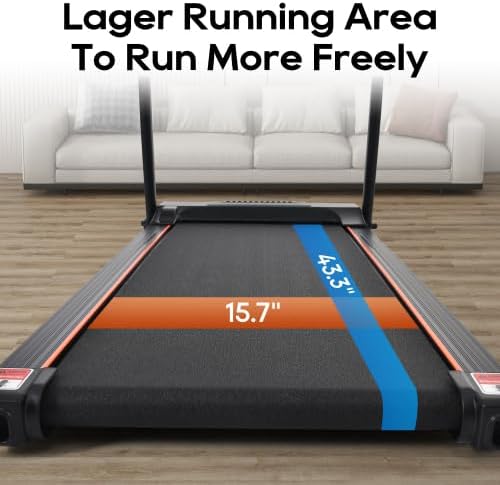 Caminadora Walking Pad Plegable Silenciosa 2.5HP Inclinación 300LBS miniatura 7