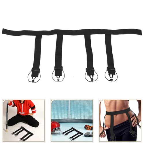 Cintas de hockey ajustables con protección elástica de poliéster resistente 7