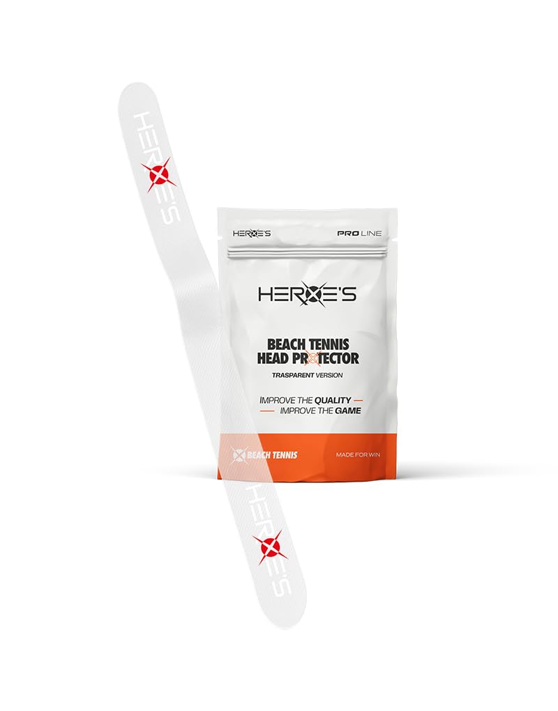 Heroe's Copritesta Racchetta da Beach tennis/Tape Protector TRASPARENTE