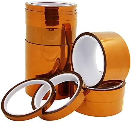 SCHIK 1pcs High Temperature Heat BGA Tape Thermal Insulation Tape Polyimide Adhesive Insulating Adhesive Tape 3D Printing Board Protection (Color : 30M, Size : 50mm)