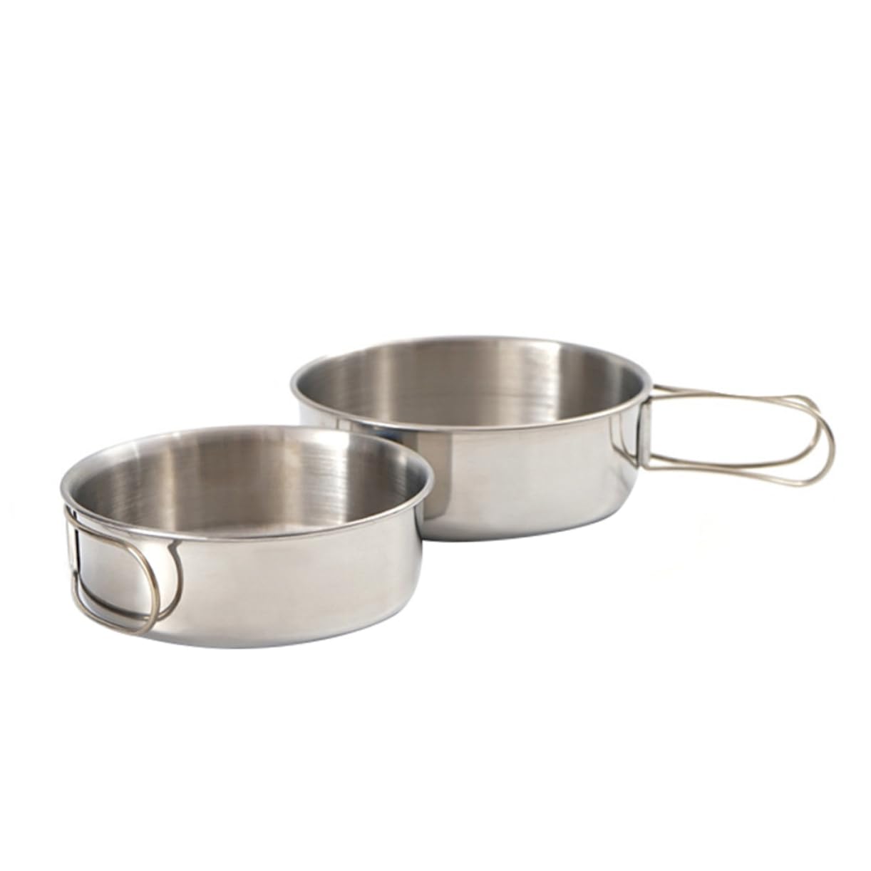 Anneome Camping Bowls Collapsible 304 Stainless Steel Mini Bowls Lids Compact Portable Outdoor Picnic Tableware Durable and Easy to Carry