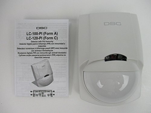 TYCO DETECTOR DIGITAL PIR DSC LC100PI DE PRODUTOS DE SEGURANÇA COM IMUNIDADE PET,