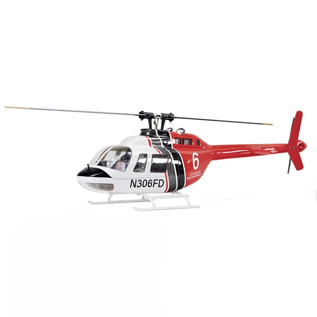Elicottero RC Militare Bell-206-V3 470-Class per Adulti - Modello 2.4G 6CH Aereo Elettrico (Versione PNP)