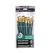 Royal Brush Manufacturing Royal and Langnickel Zip N' Close 12-Piece Brush Set, Medium White Taklon