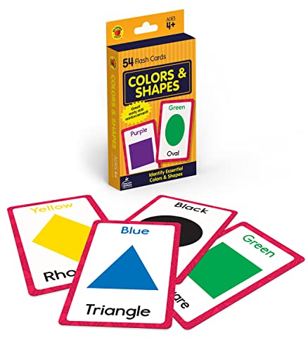 Carson Dellosa Colors and Shapes Flash Cards for Toddlers 2-4 Years, Shape Flash Cards and Primary Colors for Preschool, Kindergarten, Educational Games for Kids Ages 4+ #1