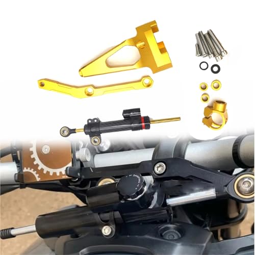 Kit Fixation Amortisseur Direction pour YAMAHA MT-09 FZ-09 13-20 Or