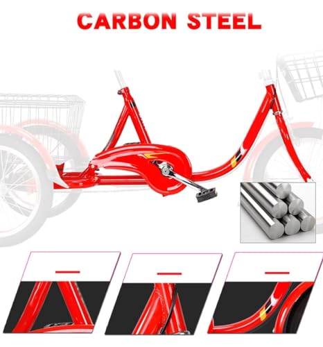 Triciclo Paseo 16" con Cesta, para Adultos y Mayores miniatura 3