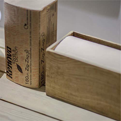 Renova Zig-Zag Love & Action handdoeken, 15 verpakkingen van 180 stuks, 2.700 stuks, ecologisch kraftpapier, 2 lagen… - Image 5