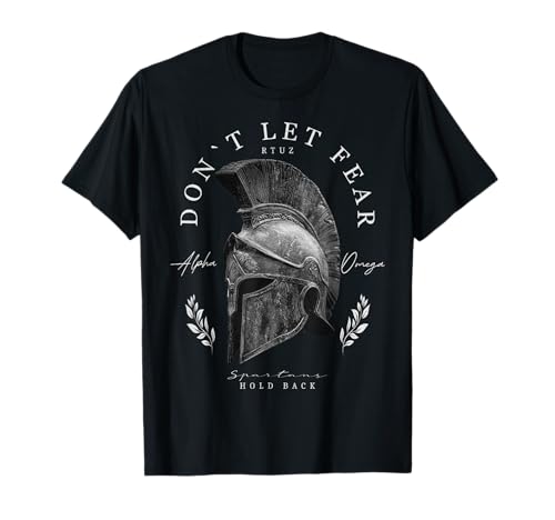 Griego Esparta Casco Guerrero Soldado Espartano Camiseta