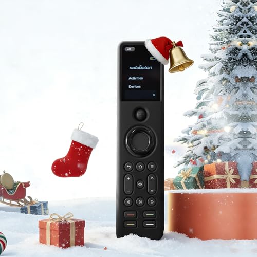 Image of Protective Silicone Case for SofaBaton X1S Universal Remote Control and SofaBaton X1 Universal Remote Control - Black