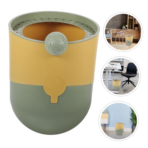 Caneca de basura rectangular estilo nórdico multicolor miniatura 5