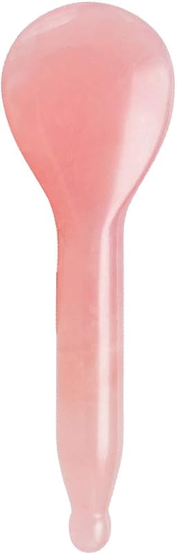 LZLRUN Ferramenta Gua Sha facial em quartzo rosa