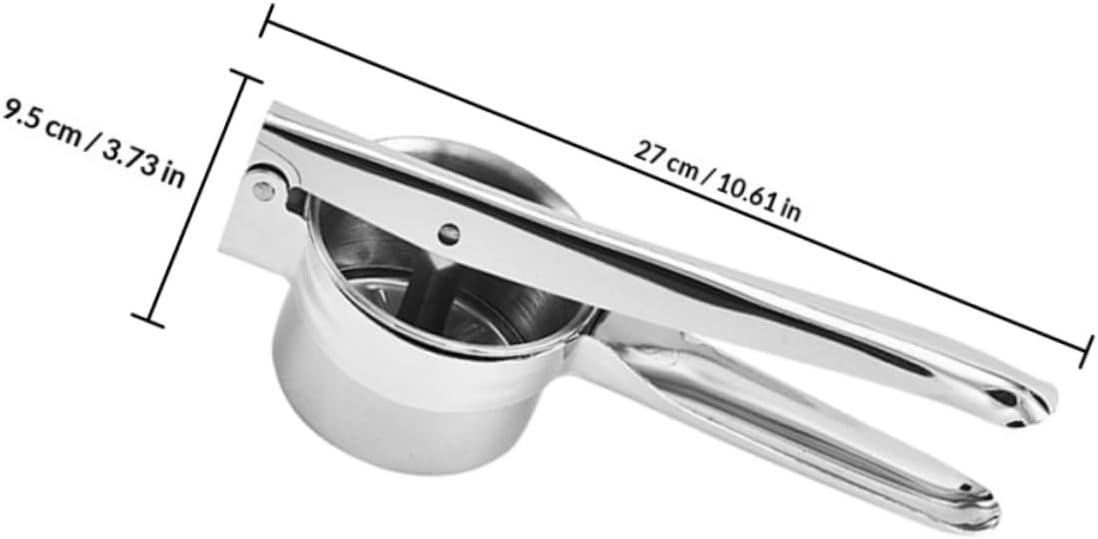 Ipetboom Stainless Steel Potato Masher Multi-function Manual Potato Presser for Smooth Puree Fruits Vegetables Home Kitchen Tool Food Mill and Puree