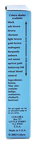 Colora Henna Powder Hair Color Gold Brown, 2 oz miniatura 3