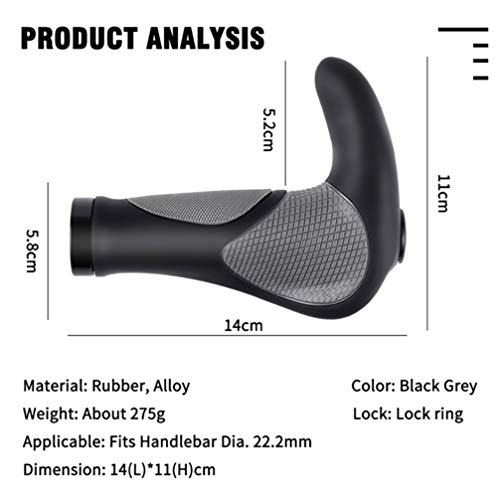 BESPORTBLE 2 Pcs Motorbike Guiador Em Forma de L Bar Termina Motocicleta Motocicleta Guiador End Plu