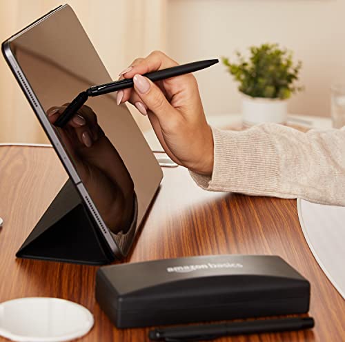 Image of amazon basics Multi-Tool Pen Set, Elegant Stylus, Roller, and Ballpoint Combo, 2 Pieces