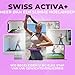 Swiss Activa+ S5 Infinity Smart Weighted Hula Hoop Fit with Counter - Exercise Equipment - Adult Hula Hoops for Women Weight Loss