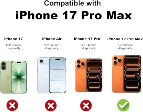 Image of REALCASE Stylish Silicone Back Cover Case for iPhone 17 Pro Max | Scratch Resistant Protective Crystal Clear Transparent Shock Proof Bumper Back Cover Case for iPhone 17 Pro Max