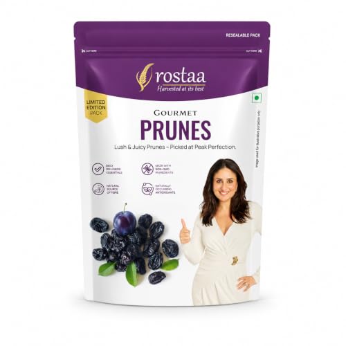 Image of Rostaa Gourmet Prunes 227 gms | Boosts Gut, Bone & Heart Health | Helps Manage Blood Sugar | High in Fiber & Antioxidants | Premium 100% Natural Snack