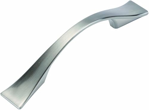 Miniatura 2 de Hickory Hardware P3591-SN - Tirador de gabinete Kite de 3 pulgadas, 3 pulgadas, níquel satinado (paquete de 2)