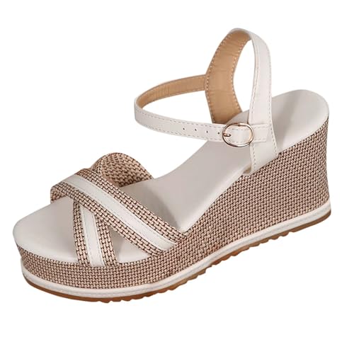 Sandales à talon compensé confortables pour vos promenades en bord de mer et terrasses