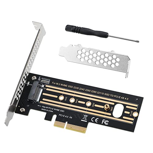 Ya en mundofriki.es: MZHOU M.2 NVME SSD a PCIe 4.0 x4 Adaptador, Soporta M2 NGFF PCI-e 3.0, 2.0 o 1.0 Tarjeta de expansión de Controlador (2230 2242 2260 2280 2211M.2 SSD)