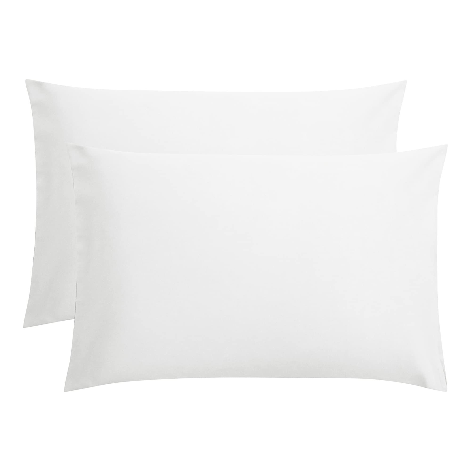 Blumtal Taie Oreiller 60x70 Lot de 2 - Housse de Coussin Microfibre - Taies  d'oreillers avec Fermeture enveloppe, certifiée Oeko-Tex, Extra Douce et  Lavable - Blanc : : Cuisine et Maison