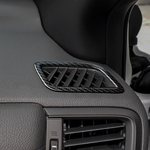 Image of Car Air Vent Outlet Decals for Honda CRV 2017 2018 2019 2020 2021 2022 Accessories CR-V ABS Carbon Fiber Interior Stickers
