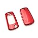 iJDMTOY Exact Fit Glossy Red Smart Key Fob Shell Cover Compatible With Chevy Camaro Cruze Malibu SS Spark Volt, Compatible With GMC Terrain 3 4 5 Buttons Folding Key Fob