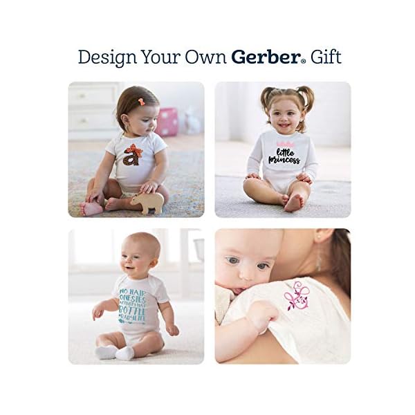 Gerber Baby-Bodys für Mädchen. – Bild 8