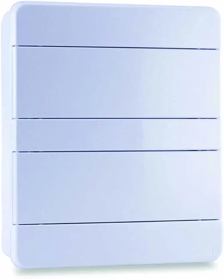 Force Line - Quadro Distribuicao 24 Disjuntores Din Branco - Embutir