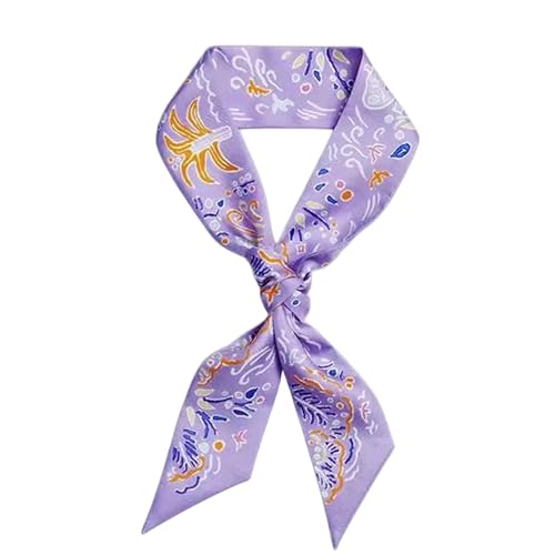 Image of Pure Mulberry Silk Scarf - Lightweight Neckerchief,Packed Handbag Band Hair Neck Scarves for Fashion Gifts