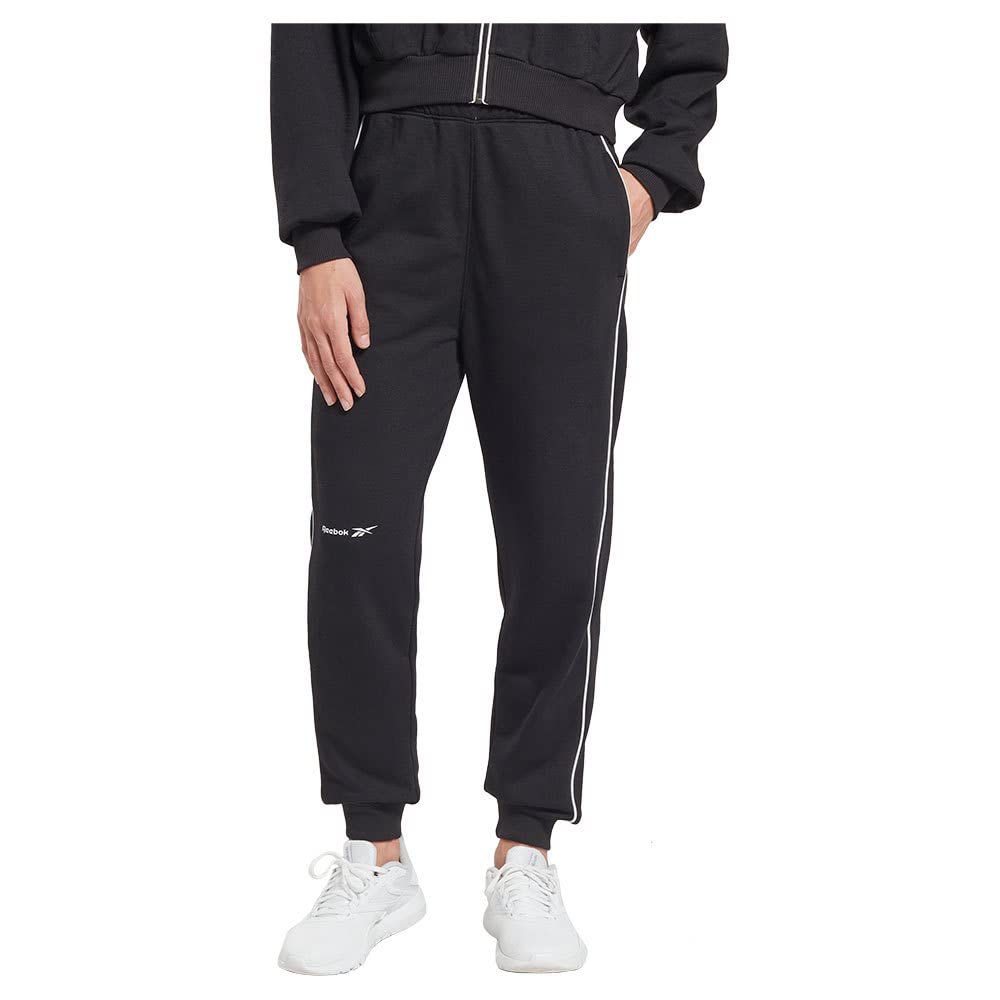 Reebok Women's ID Energy French Terry Sweatpants, Black, XS