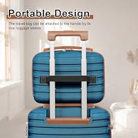 Joyway Luggage Set 7 Piece Suitcase Sets with Spinner Wheel,Hardside Expandable Travel Laggage with TSA Lock(18/20/24/28 Blue) — image 4