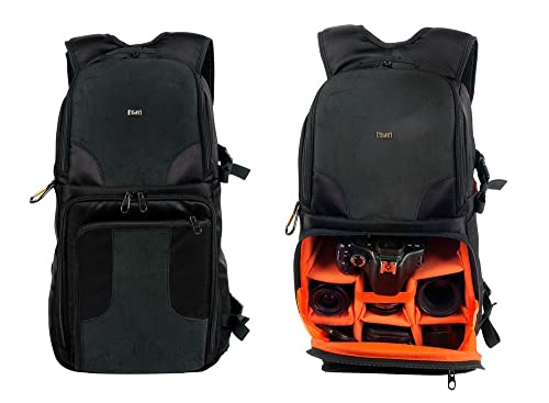Funda TnB BPDC XShot 3 para cámara negra acolchada que soluciona la falta de espacio en tu mochila