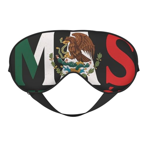 メキシカンインスピールプリント スリープアイマスク アウトドア 屋内 旅行 キャンプ 瞑想 ヨガ シフトワーク 通気性